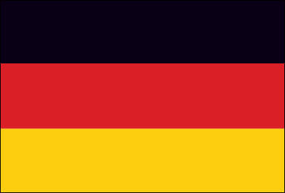 Schwarz, rot, goldene Flagge der Bundesrepublik Deutschland