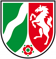 Offizielles Wappen des Landes Nordrhein-Westfalen