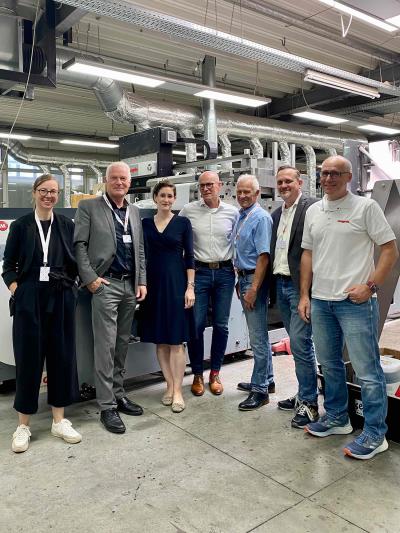 Bürgermeister Christoph Dellmans zu Besuch bei der Firma Nagels in Kempen