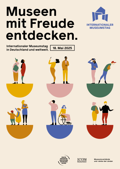 Plakatmotiv Internationaler Museumstag 2025, © www.museumsbund.de
