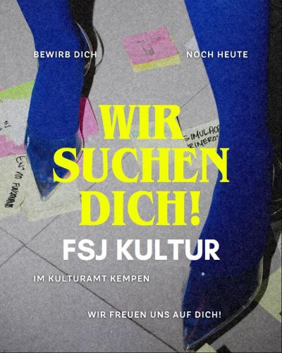 FSJLer-Stelle Kulturamt Kempen ab September 2025, © Kulturamt Kempen