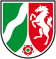 Wappen des Landes NRW Offizielles Wappen des Landes Nordrhein-Westfalen