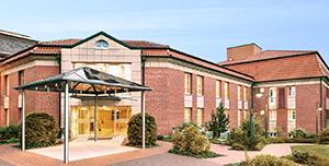 Hospital zum Hl. Geist Foto des Eingangsbereiches des Krankenhaus