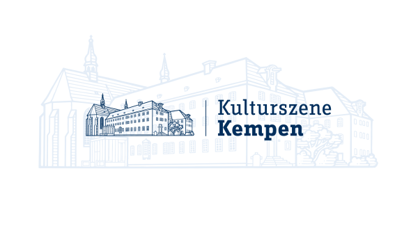 Logo der Kulturszene mit dem Franziskanerkloster in blau