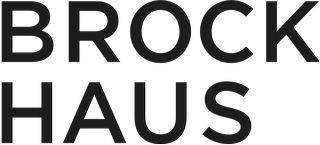 Logo Brockhaus Das Wort Brockhaus in großen Buchstaben geschrieben