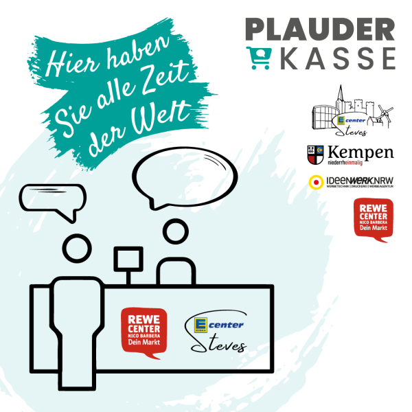 Logo Plauderkasse Logo der Plauderkasse bei Edeka und Rewe