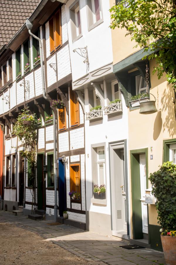 Historische Fachwerkhäuser auf der Alten Schulstraße