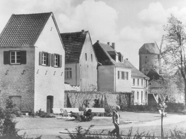 Historisches Foto vom Gartenhaus am Möhlenwall