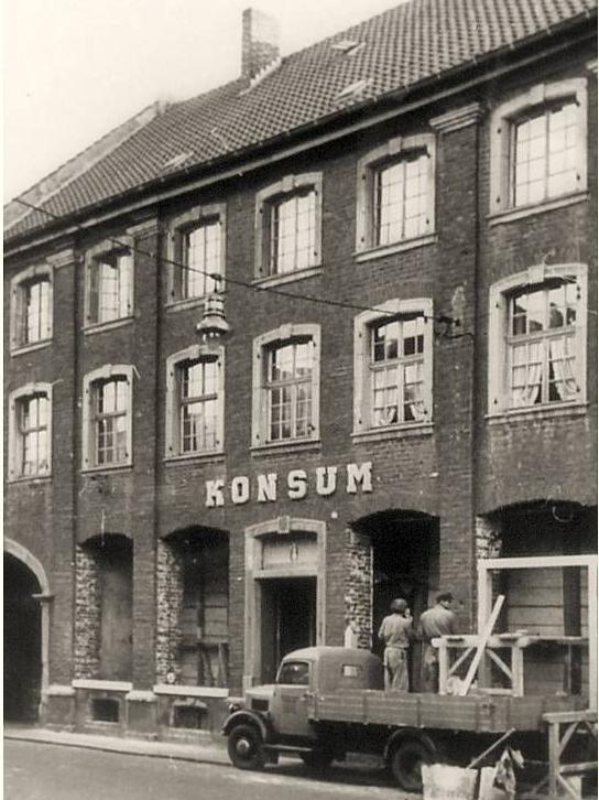Historisches Foto des Haus Ludowigs auf der Peterstraße