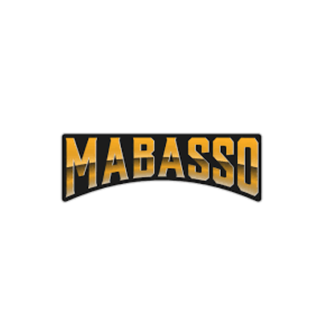 Mabasso - Pokemon und Trading Card Store Kempen Schriftzug Mabasso auf schwarzem Untergrund