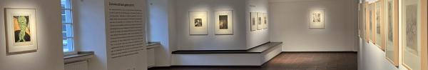 Blick in den Sonderausstellungsraum. Blick in den Sonderausstellungsraum.