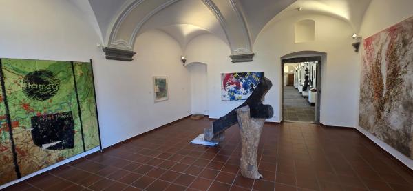 Ausstellung Felix Dröse - Intervention an der Klosterpforte, © Bettina Klapheck, Kulturamt Kempen