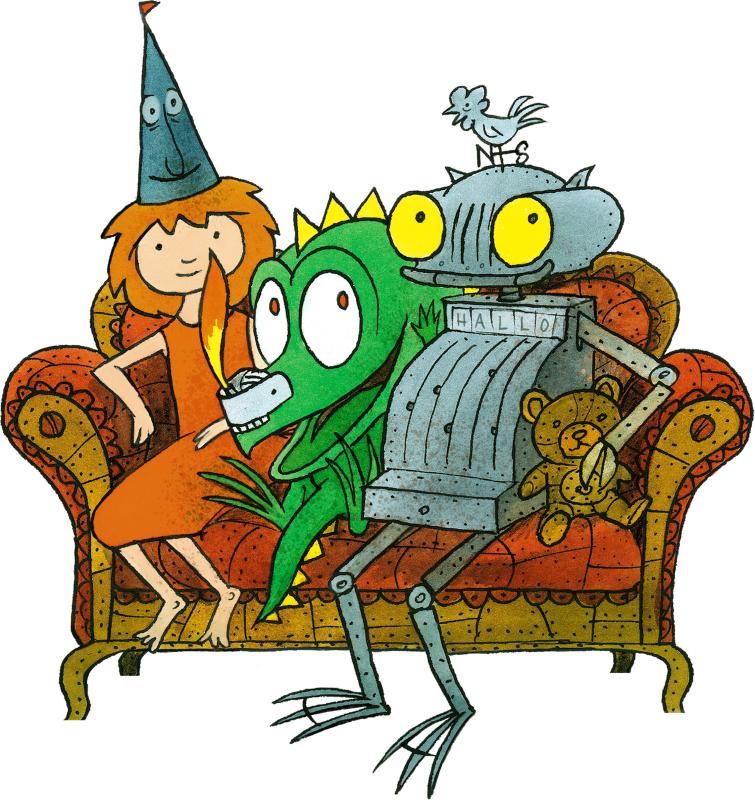 Ritter Rost auf dem Sofa