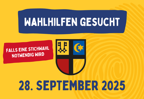Wahlhilfen gesucht für Stichwahl am 28. September 2025