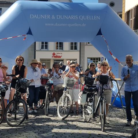 Niederrheinischer Radwandertag Start Buttermarkt