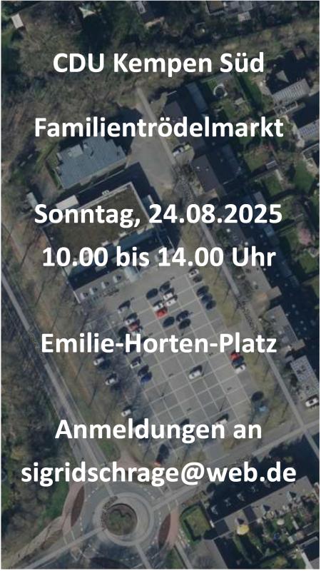 Event Image: Familientrödelmarkt der CDU Kempen Süd